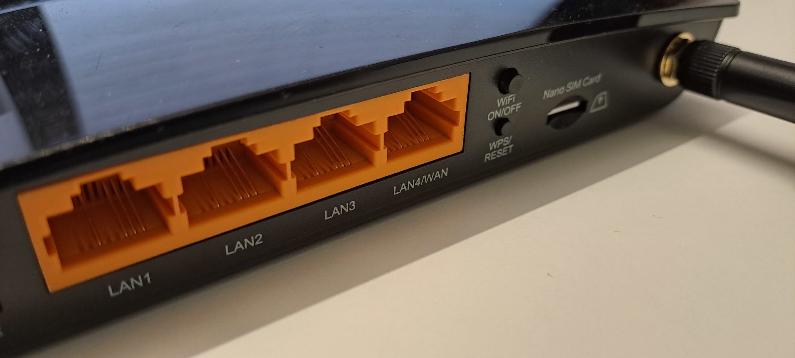 Netzwerkanschlüsse Router